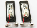 1 pair White LED License Plate Light Lamp fits For MINI Cooper R56 R57 R58 R59