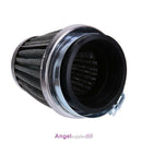 35mm 2 Layer Steel Net Filter Gauze Motorcycle Clamp-on Air Filter Cleaner
