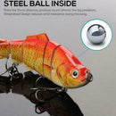 1set 5PCS Bionic Swimming Lure Artificial Bait Suitable For all of fish M9F5