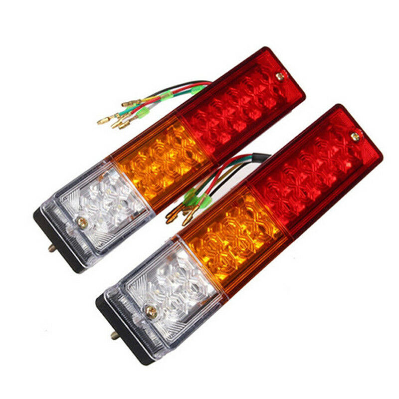 20 LED Tail Light Car Truck Trailer Stop Rear Reverse Turn Indicator Lamps  Kn