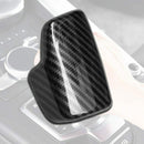 For New Audi A4 B9 A5 Q5 Q7 Gear Shift Knob Cap Carbon Fiber Cover Accessories
