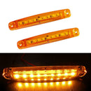 10Pc Amber 9SMD LED Truck lights led side Car Truck Bus Marker Light Waterproof