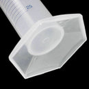 4pcs Set Plastic Graduated Laboratory Measuring Cylinder 10mL,25mL,50mL,1 D Q5Z1