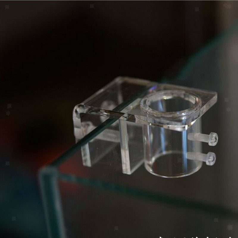Multi-Function Acrylic Adjustable Aquarium Hose Clip Tank Tube Holder Clamps