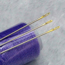 12xset Thick Big Eye Sewing Self Threading Needles Embroidery Hand Sewing R3B2