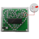 Love Heart LED Colorful Light Water Electronic Flashing Lamp DIY Sets KVL