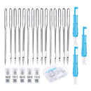 Domestic Sewing Machine Needles 9# 11# 14# 16# 18# Needle Threader Quilting Tool