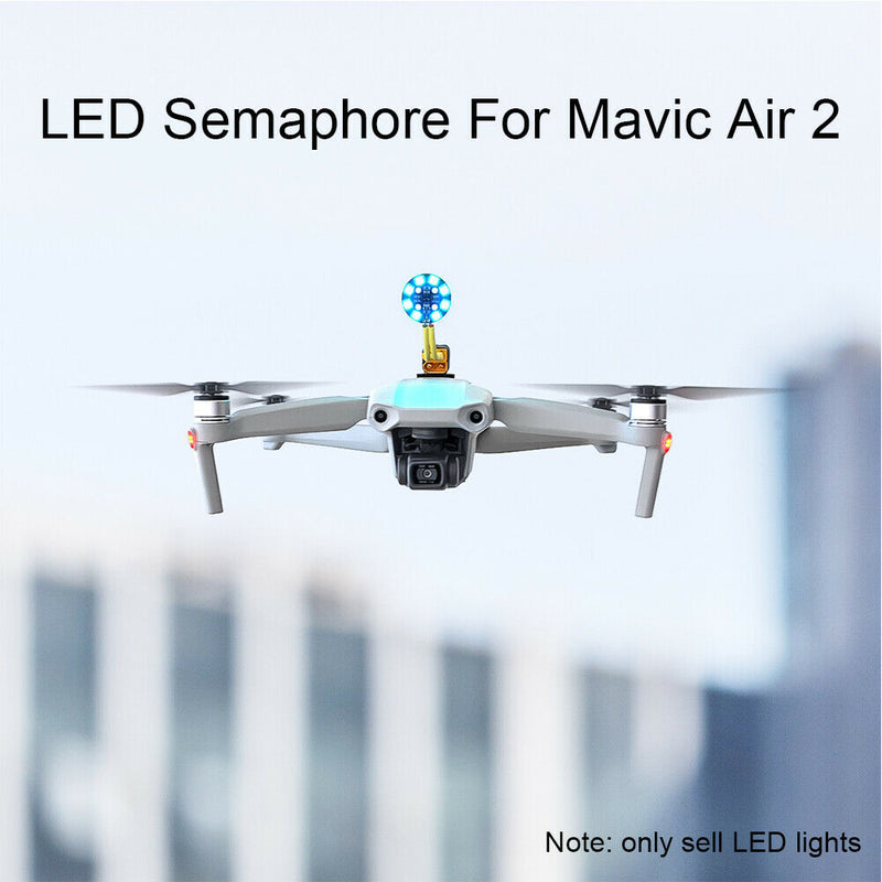 DIY Styling LED Magic Light Battery External Connector Semaphore for DJI Mavic 2