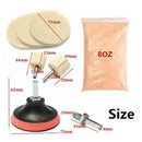 8Pcs Car Glass Scratch Cerium Removal Tool Oxide Powder Polishing Pads Hot F3C3