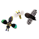 9pcs/Set Bee Dragonfly Sequins Rhinestones Bead Embroidered Patches Applique
