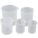 50 100 / 150 250 500ml Transparent plastic beakers graduate G2M2