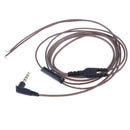 3.5mm DIY Earphone Audio Cable with Mic Repair Headphone Wire