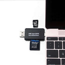 1X(Type-C+Usb2.0+Micro Usb 3-In-1 Interface Otg Card Reader