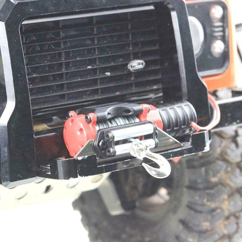 3pcs RC Car Snatch Block Metal Winch Tow Rope for 1/10 RC Crawler Traxxas Axial