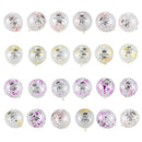 5Pc 12 Inch Confetti Balloons Latex Birthday Balloons 16Th Years Old Annive
