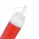 5pcs 200ml 8oz Plastic Squeeze Squirt Condiment Bottles with Twist On Cap Lids
