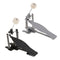 Single Spring Bass Drum Pedal with Drum Wool Beater for Children Gift - Black