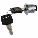 Tool Box Cabinet Locking 19mm Dia Thread Cylinder Cam Lock with Key