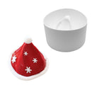1Pc Christmas Hat Cake Mold Round Silicone Mould Cake Chocolate Decorating