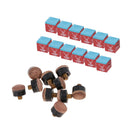 Billiard Snooker Accessories Supplies-- Pool Cue Hard Tip Stick Chalk Blue