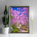 5D DIY Full Drill Diamond Painting Flowers Tree Path Cross Stitch Mosaic