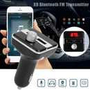 X9 Car Kit Wireless Bluetooth Hands-free FM Transmitter Dual USB Charger
