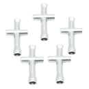 4 Way Cross Wrench Socket Nut Screws Spanner RC Car (5-Pack) - 4/5/5.5/7mm