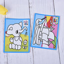 Art Coloring Card Paper Scraping Graffiti Painting Drawing Book for ChildrenJBTE