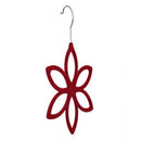 Luxury Plastic Flocking Creative 6 Holes Flower Shape Scarf Hanger/Holder/O X3C7