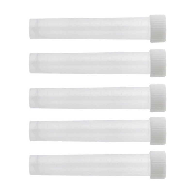 5pcs Premium 10ml Graduated Cryovial Test Tube Sample Vial w/ Screw Caps