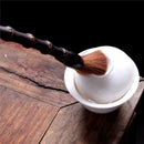 Tea Ceremony Accessories Black Bamboo Brush Purple Clay Pot Maintenance Ser