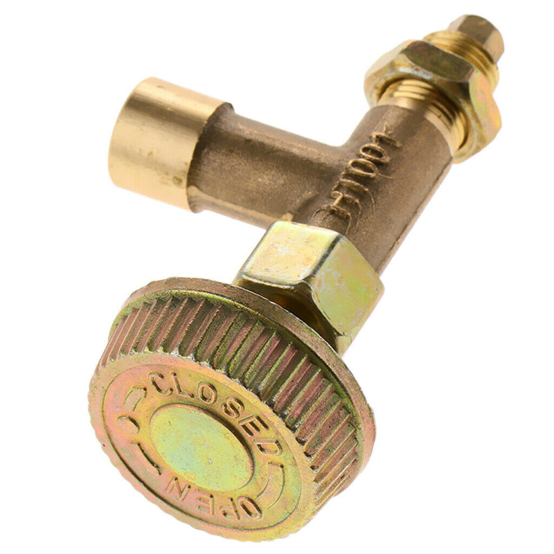 Horizontal Vent Propane Regulator, Grill Gas Brass Adapter Needle Valve- ON/OFF