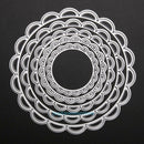 5pcs Circle Metal Cutting Dies Embossing Stencil DIY Scrapbook Paper Cards Decor