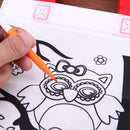 Kids DIY Colorful Painting Kindergarten Graffiti Creative Drawing Toys Card