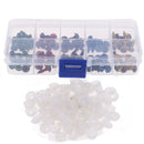 100Pcs/box 5 colors-Mix 8mm plastic safety eyes for plush animal OZ