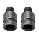 2pcs 1/2 inch Drill Chuck Adaptor for Impact Wrench Conversion-No Screw,
