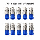 Compression Tool Coax Cable Crimper Kit Adjustable Rg6 Rg59 Rg11 75-5 75-7  E6Z4