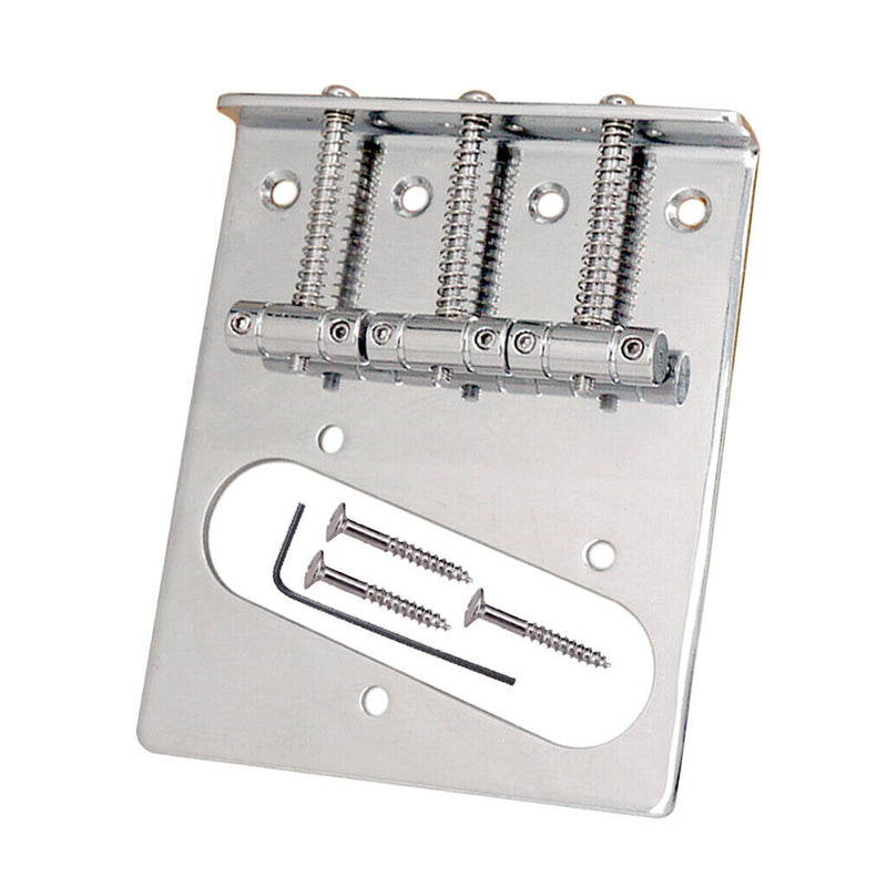 3 String Saddle Top Loader Bridge For  Electric Guitar Replacement Parts