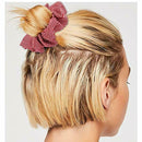 20 Elastics & Ties Pack Women's Large Chiffon Hair Scrunchies Bow Ponytail Favor