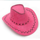 Retro Unisex Denim Wild West Cowboy Cowgirl Rodeo Fancy Dress Accessory Hat