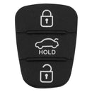 1pc 3 Buttons Rubber Pad for Hyundai Kia Flip Remote Car Key Shell w/ Letter
