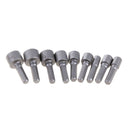 9pcs Nut Drivers 1/4 Inch Hex Shank CRV Screwdriver Socket Bit Power Tools