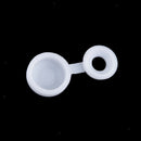 50 Pcs Practical White Screw Caps 3-5mm Shank Diameter Screw Covers for