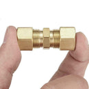 Brass Compression Fitting Straight Union Connector OD *3/16"OD 3/16" Equal P7U7