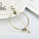 2Pcs Noble Norse Viking Brooch Penannular Ethnic Fibula Pin Clasp Jewelry