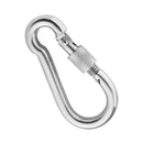 Carabiner Screw Lock Hammock Hanging Buckle Keychain Camping Hiking Swing