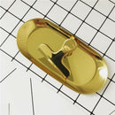 Modern Stainless steel Storage Trays Ellipse Tray Stainless Steel Jewelry R
