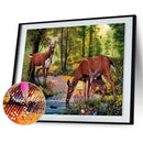 Wild Deer 5D Diamond Painting Embroidery DIY Cross Stitch Craft Home Decor