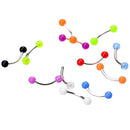 90Wholesale Body Jewelry Eyebrow Navel Belly Tongue Nose Piercing Bar Ring BX