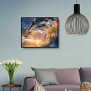 DIY Digital Oil Painting By Numbers Kits Surging Waves Drawing Sea Picture